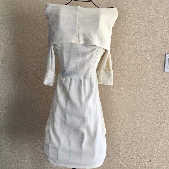 TakeOut Off the Shoulder Sweater Dress (MM) - Picture 3 of 12